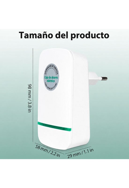Caja de ahorro de energía con enchufe europeo, estabilizador de voltaje de 90 V a 250 V para hogar y oficina