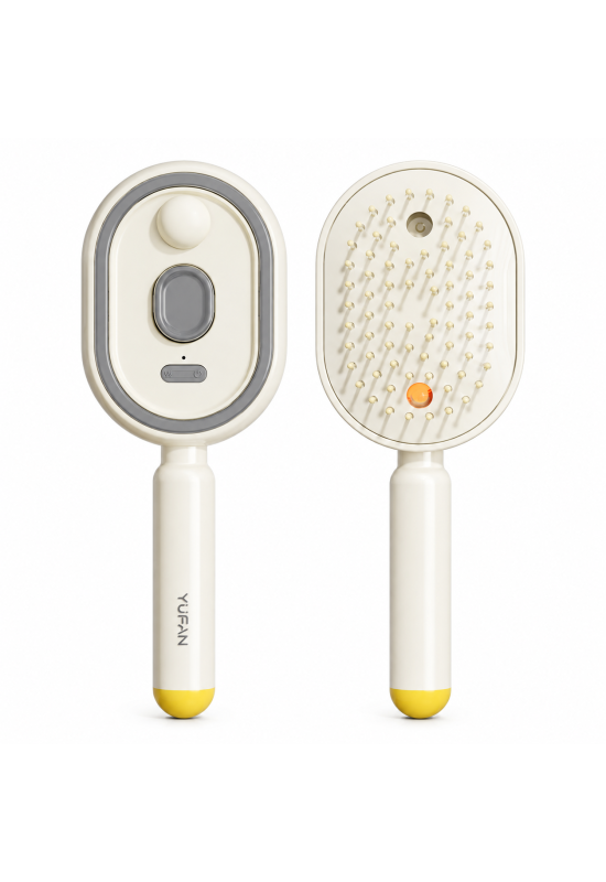 Electric Essential Oil Spray Hair Brush with Scalp Massage & Detangling